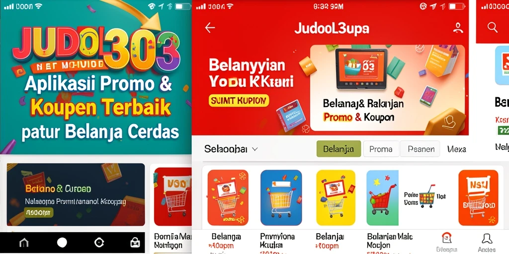 Tampilan antarmuka utama JUDOL303 dengan berbagai pilihan promo.