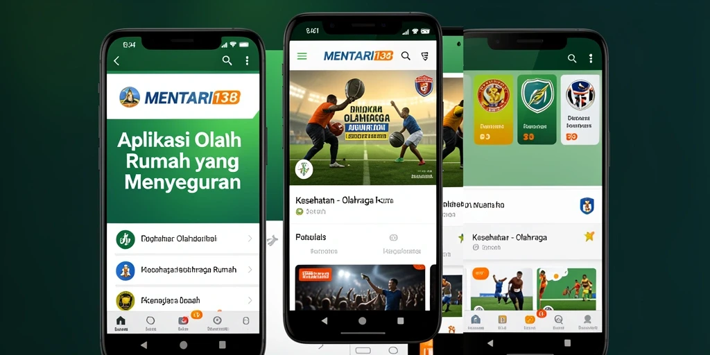 Tampilan antarmuka aplikasi MENTARI138 yang intuitif untuk olahraga rumah.