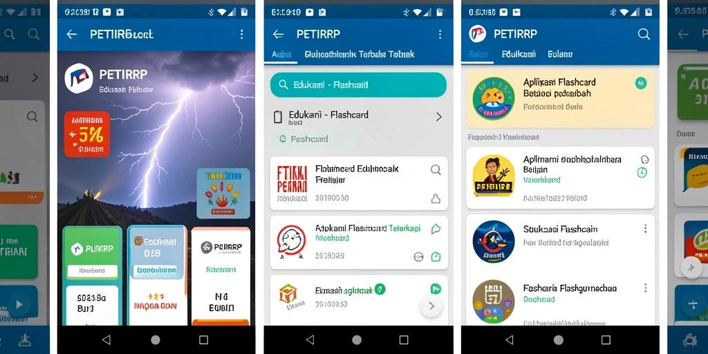 Antarmuka aplikasi PETIRRP yang ramah pengguna dan menarik.