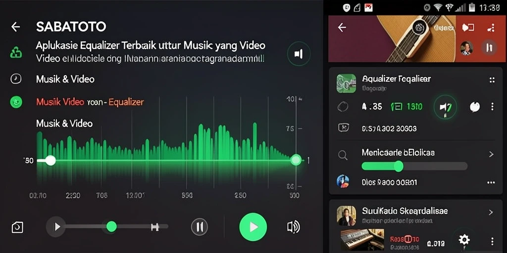 Tampilan antarmuka <strong>SABATOTO</strong> yang user-friendly yang memudahkan pengaturan Equalizer.